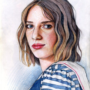 Maya Hawke Stranger Things Portrait Aleksandra Kosta