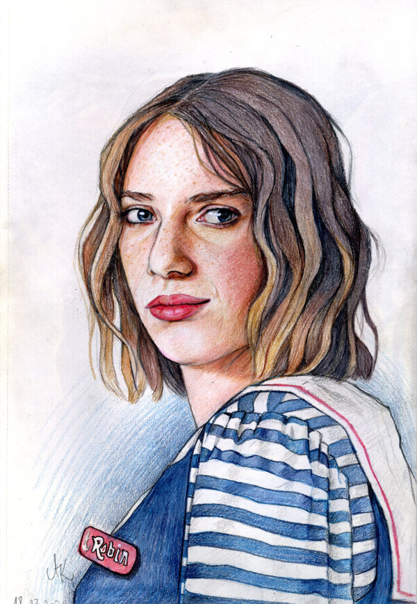 Maya Hawke Stranger Things Portrait Aleksandra Kosta