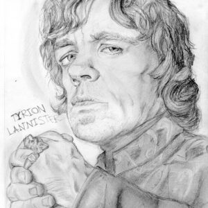 Tyrion Lannister Portrait Aleksandra Kosta Pencil Drawing